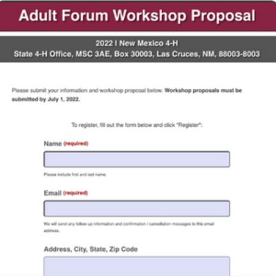 Example RSVP form